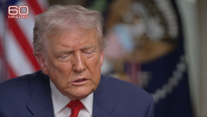 Donald Trump on 60 Minutes.