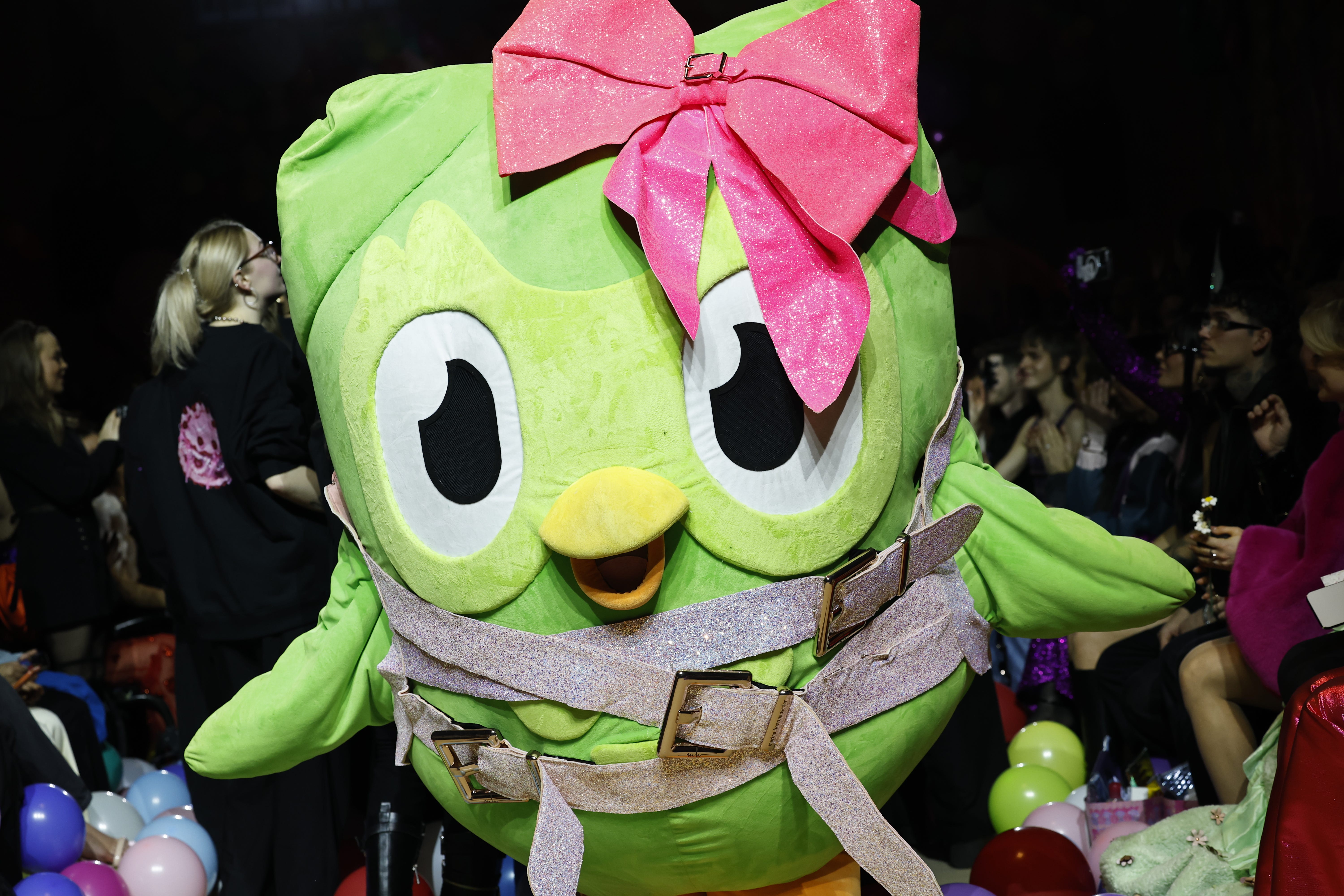 Duolingo's green owl mascot