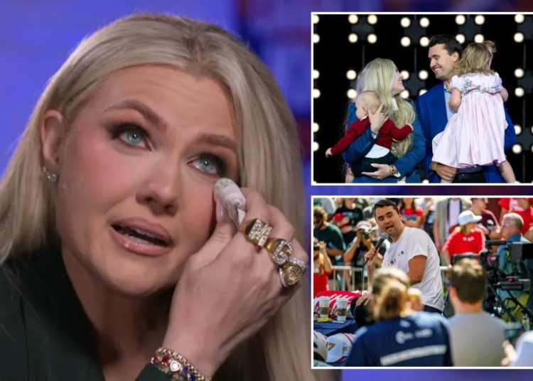 Erika Kirk recalls harrowing moment she found out Charlie was shot — after she ‘didn’t get to give him a kiss’ that fateful morning