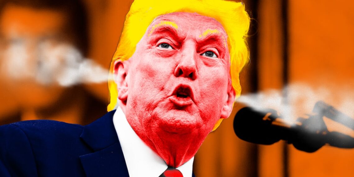 Red-Faced Trump Melts Down at Being Challenged on ‘Affordability’