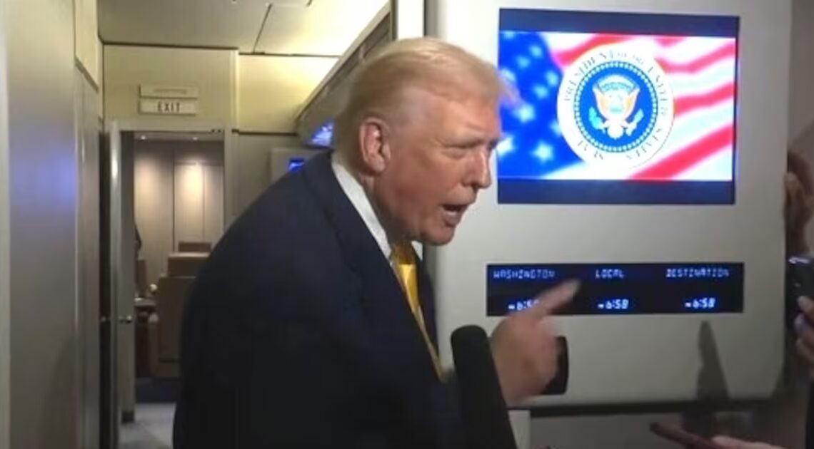 Testy Trump Lashes Out at Female Reporter Asking About Epstein: ‘Quiet Piggy!’