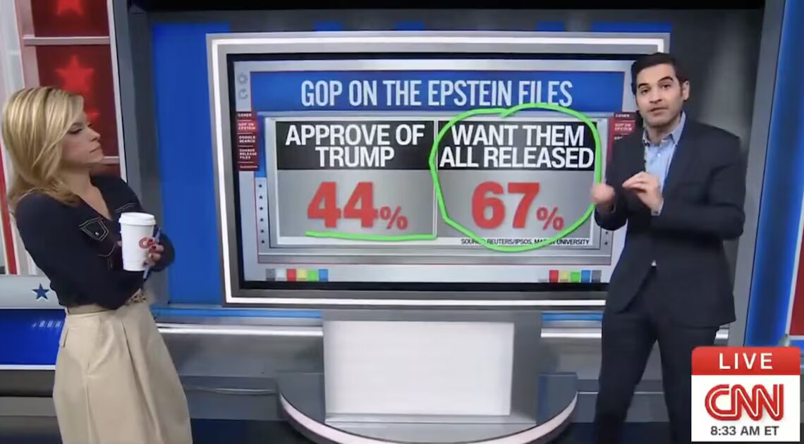 CNN Data Guru Says Trump’s Epstein Backlash Fueling MAGA ‘Jailbreak’
