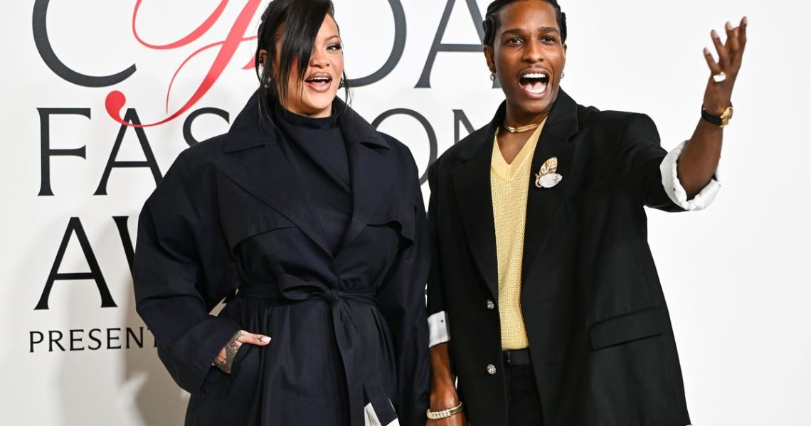 Fashion trailblazers A$AP Rocky and Rihanna now have matching CFDA fashion icon awards