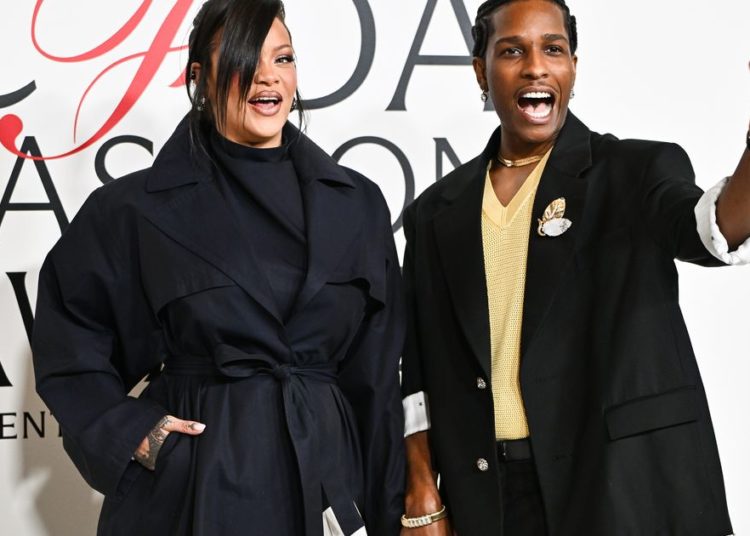 Fashion trailblazers A$AP Rocky and Rihanna now have matching CFDA fashion icon awards