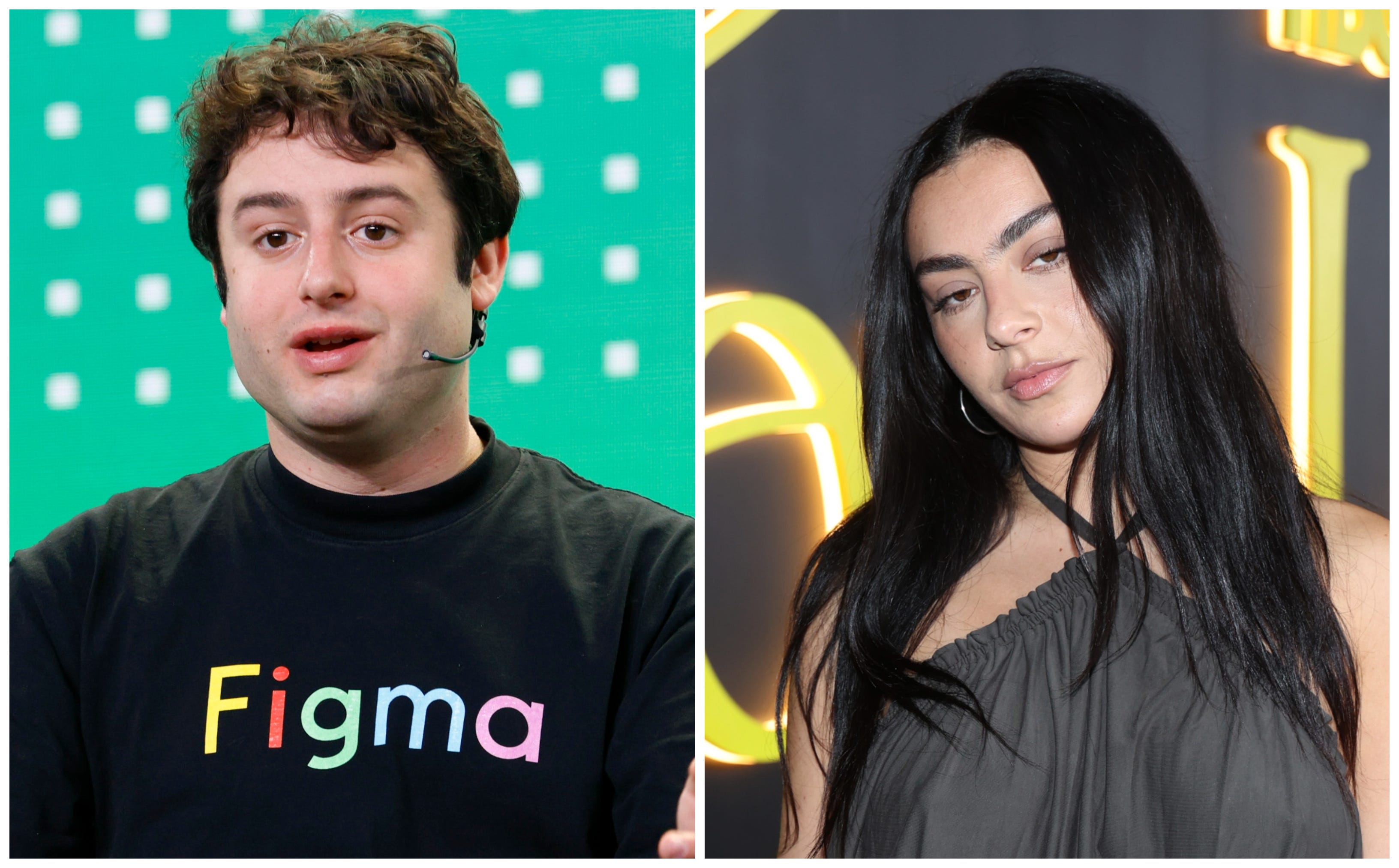 Preview of Figma CEO Dylan Field and Charli xcx