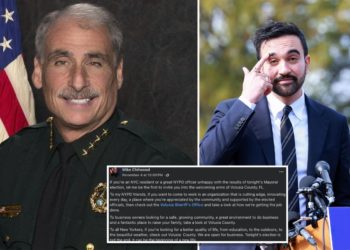 Florida sheriff invites New Yorkers looking to flee city after Zohran Mamdani’s mayoral election win: ‘Beginning of a new life’