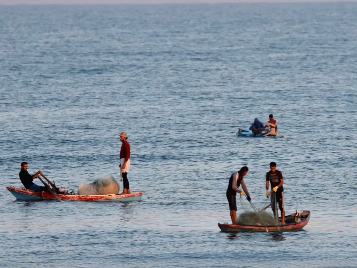 For Gaza’s fishermen, the sea is their last lifeline after Israel’s war