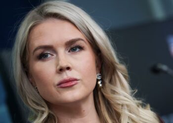 Leavitt, 28, Flees After Question About Health of Trump, 79