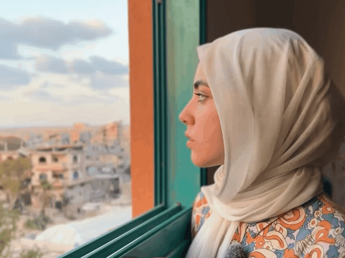 Gaza youth artist finds outlet for her trauma and grief from Israel’s war