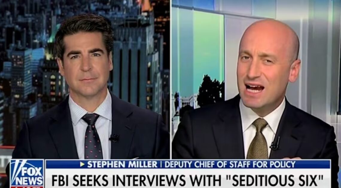 Stephen Miller Goes Full Tin-Foil Hat in Bonkers Rant About Dem Video