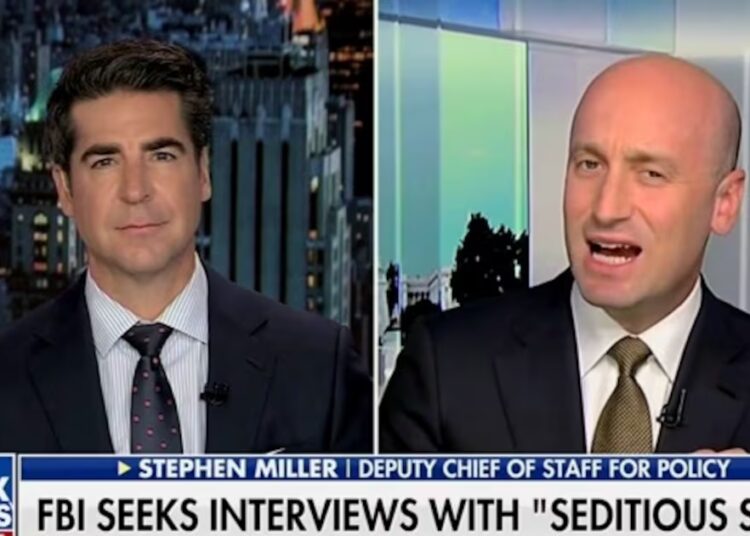 Stephen Miller Goes Full Tin-Foil Hat in Bonkers Rant About Dem Video