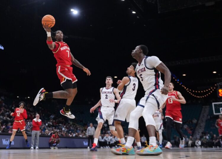 No. 12 Gonzaga overwhelms the Terps in Las Vegas