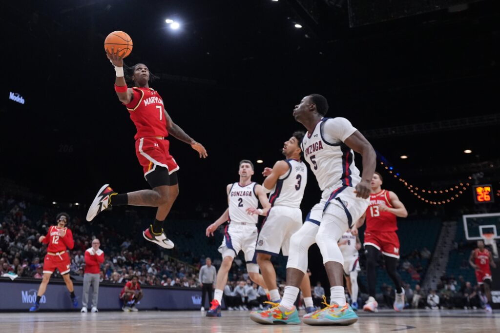 No. 12 Gonzaga overwhelms the Terps in Las Vegas