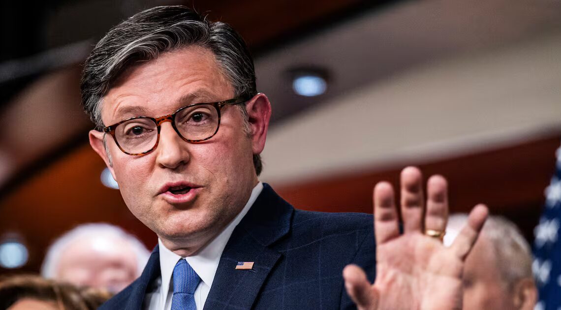 Panicked Mike Johnson Struggles to Spin Trump’s Death Threats