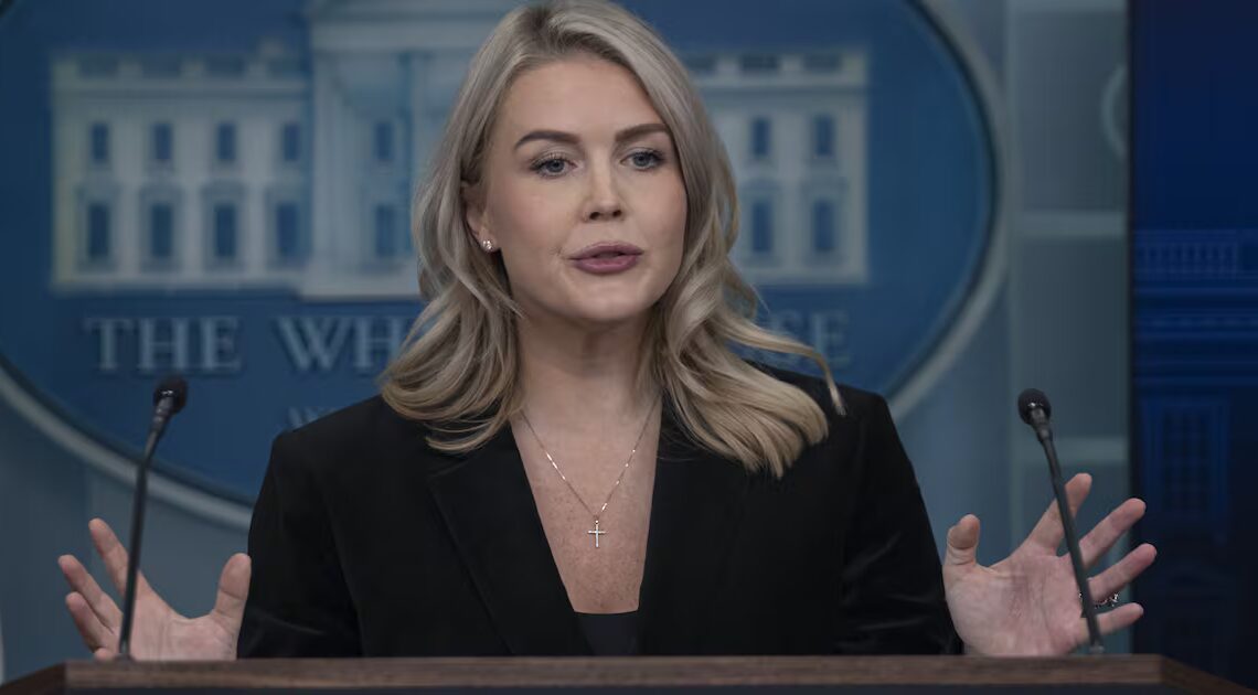 Leavitt’s Bonkers Explanation for Trump’s ‘Piggy’ Insult