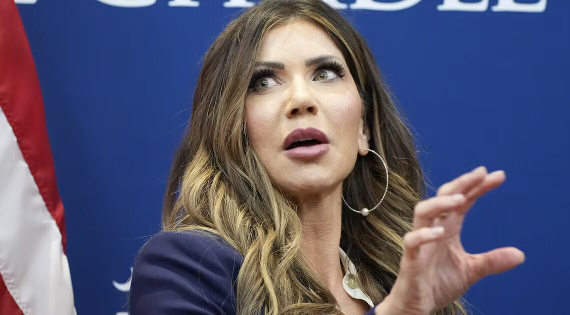 GOP Wants Puppy Killer Kristi Noem to Deport Dog Kicker