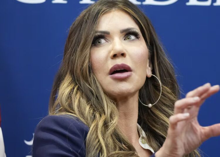 GOP Wants Puppy Killer Kristi Noem to Deport Dog Kicker