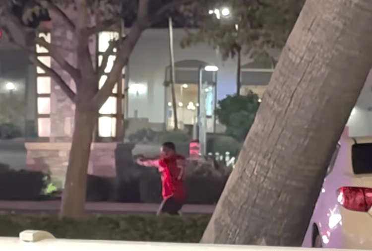 Harrowing video shows shootout between police, suspect in front of Southern California In-N-Out 