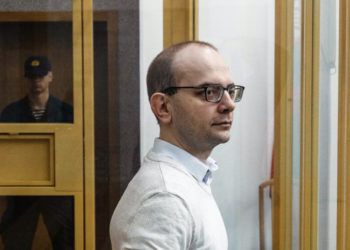 He Stayed in Belarus for His Imprisoned Wife. Now He’s Locked Up, Too.