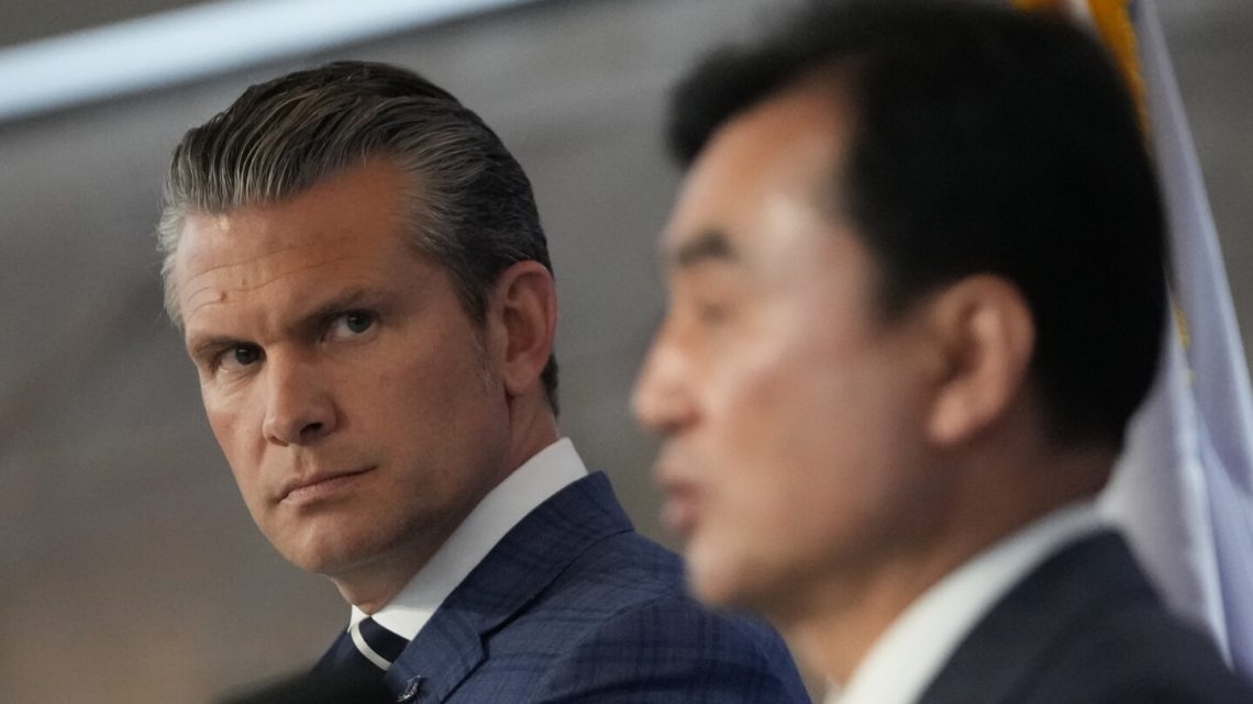 Hegseth praises South Korea’s plans to raise its military spending and boost defense capabilities