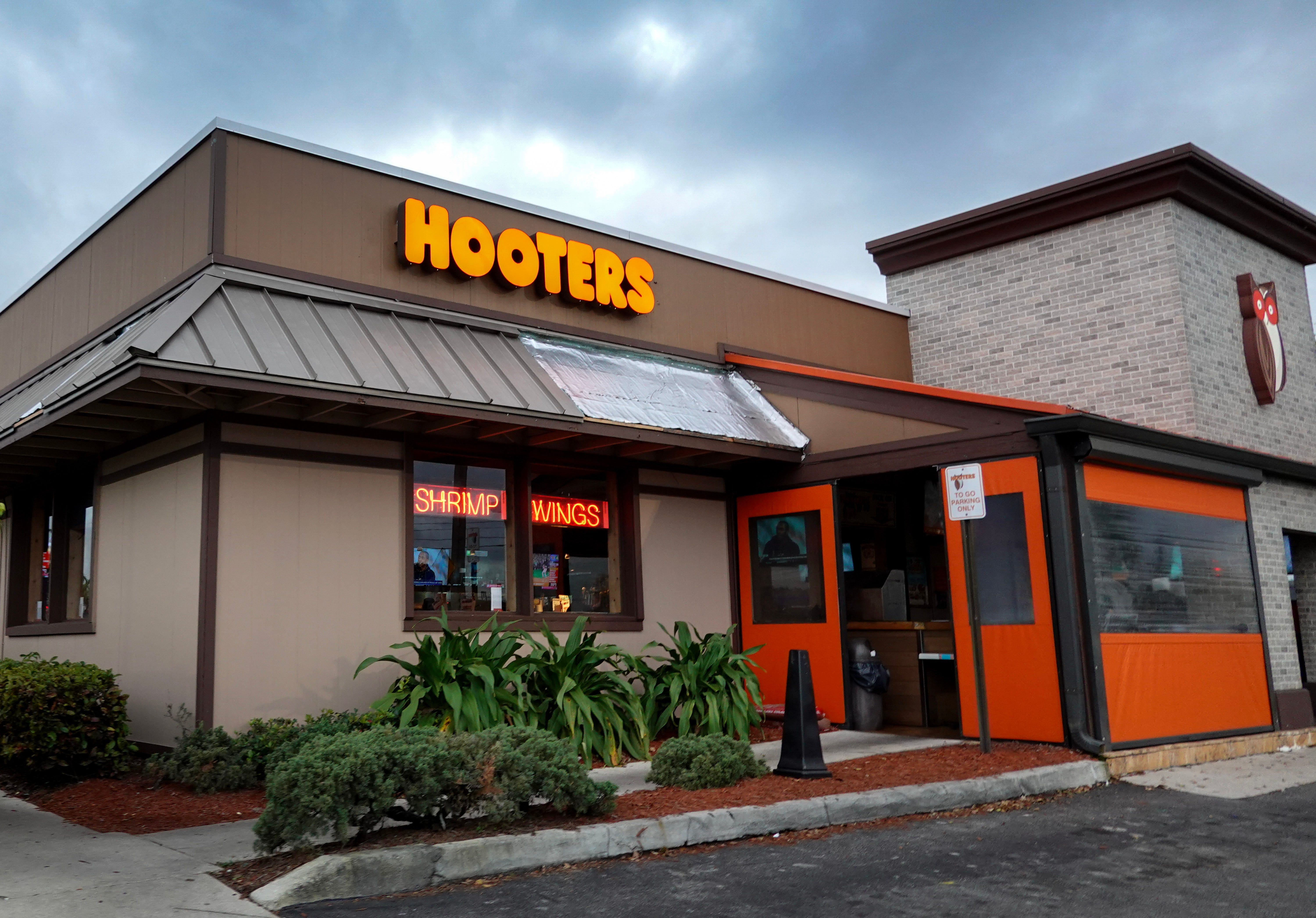 A Hooters restaurant is seen on February 24 in Pembroke Pines, Florida.
