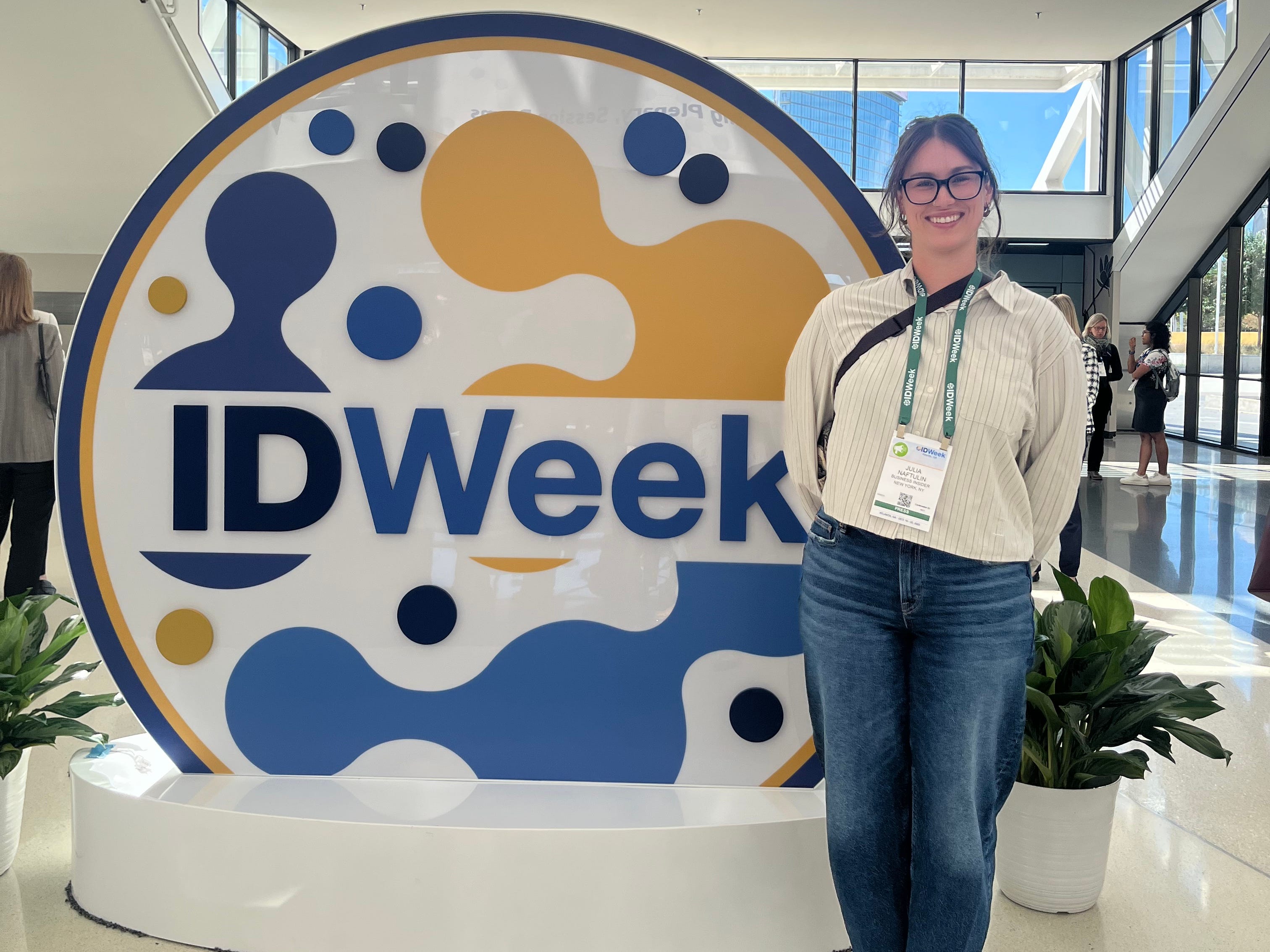 Julia Naftulin attends IDWeek 2025.