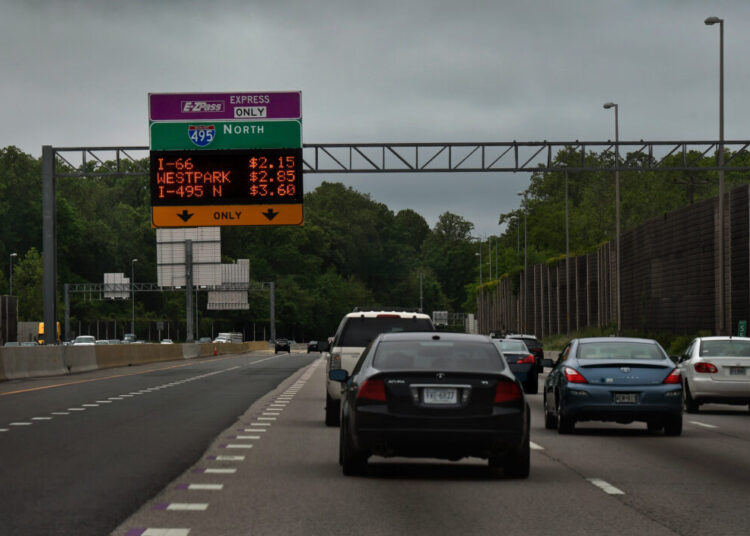 Virginia opens new Beltway express lanes, but link to Maryland in limbo