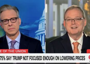 Trump’s Economic Goon Awkwardly Grins as He’s Confronted on ‘Soothing’ Polls