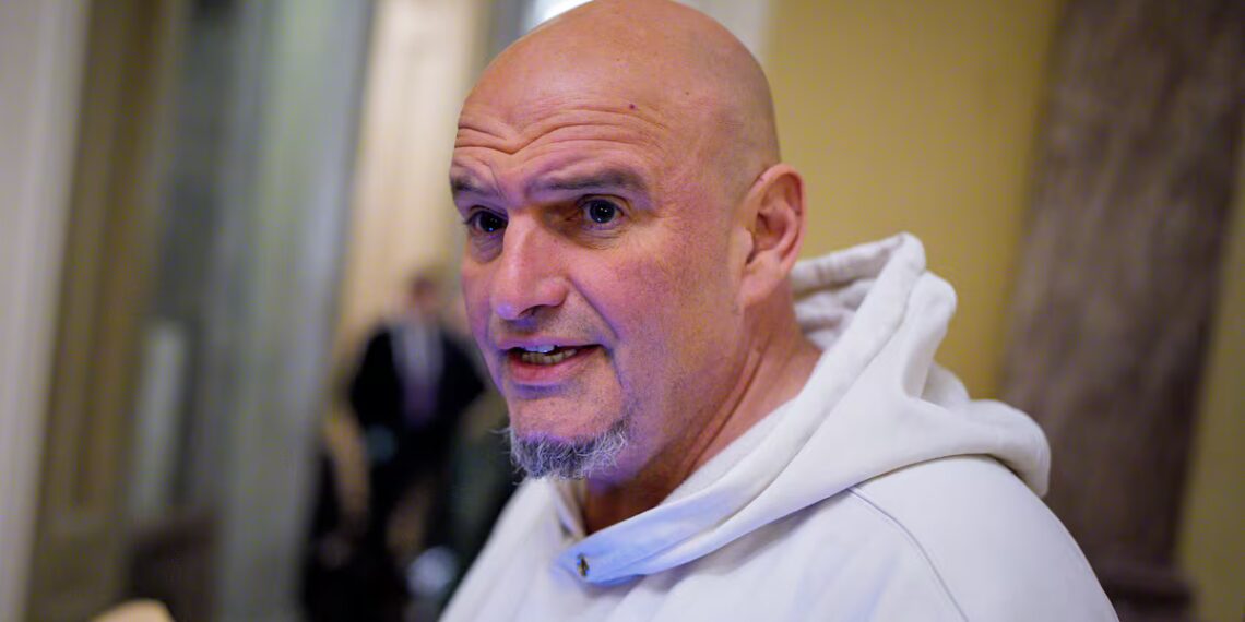 New Health Scare for Fetterman After Falling on His Face