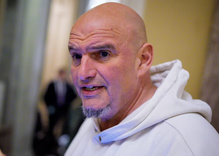 New Health Scare for Fetterman After Falling on His Face