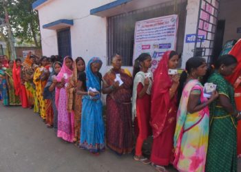 Indians vote in a state election in Bihar seen as key test for Prime Minister Modi