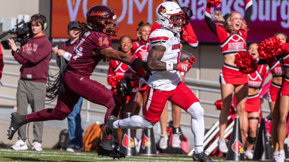Isaac Brown and Keyjuan Brown help No. 16 Louisville rush past Virginia Tech in 28-16 victory