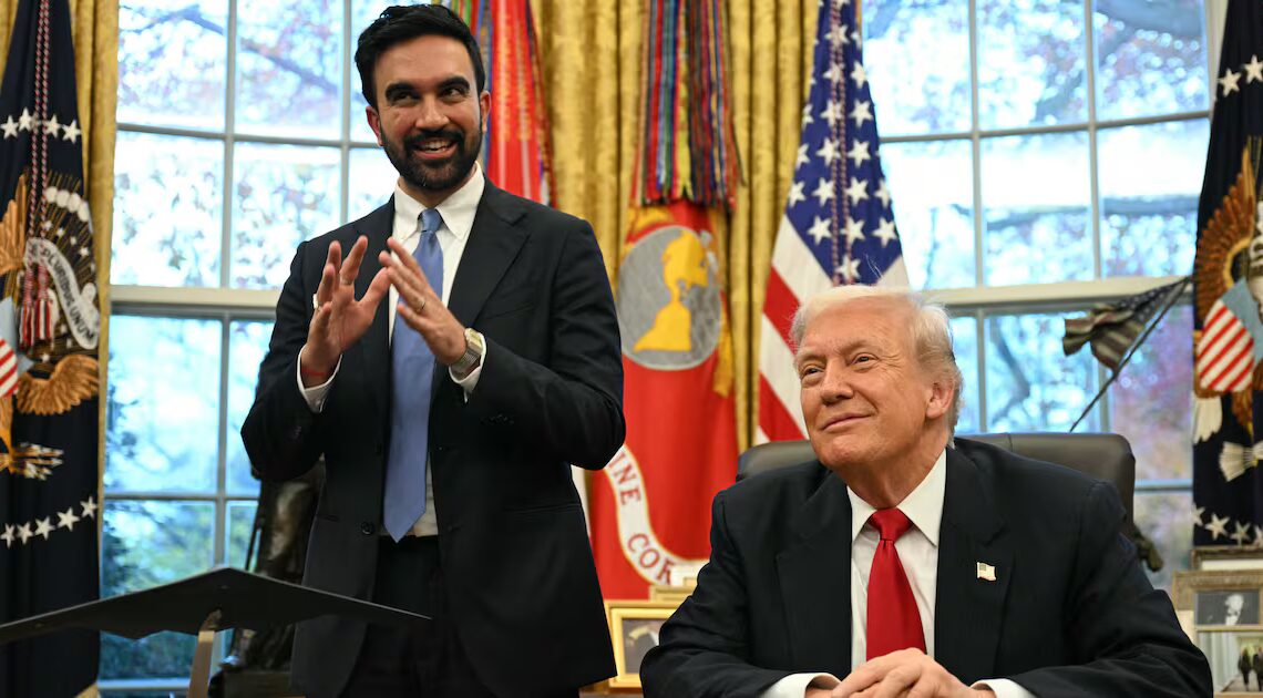 Trump Grins as Mamdani Shuts Down MAGA Reporter