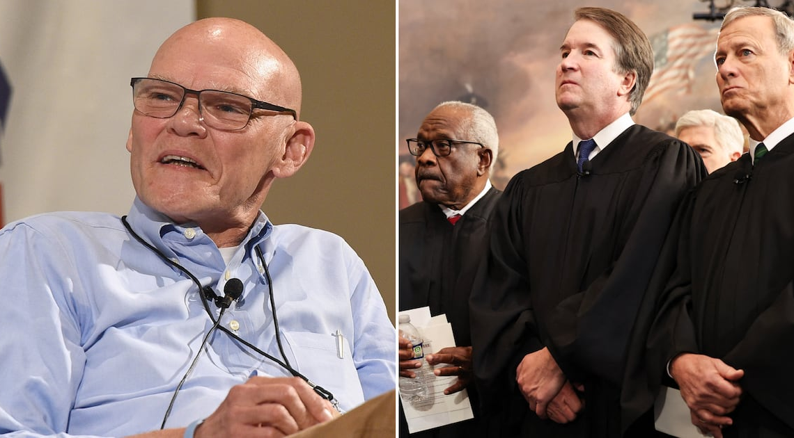 James Carville Makes Dramatic 2028 SCOTUS Prediction