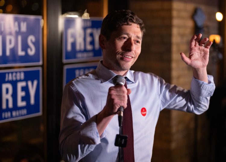 Jacob Frey fends off democratic socialist’s challenge to win 3rd term as Minneapolis mayor