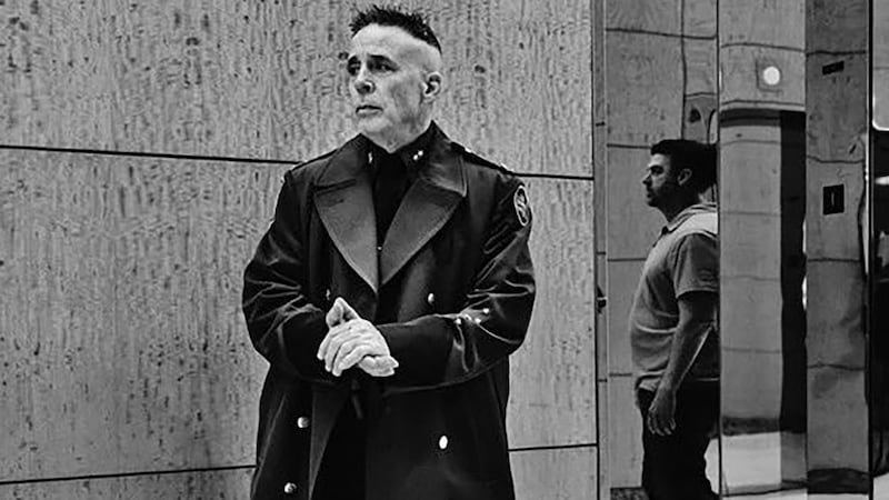 The black and white photo of Border Patrol chief Gregory Bovino in a long SS-style trenchcoat sparked 'Nazi' memes.