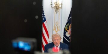 In a time of crisis, Trump falls back on rants rather than unity