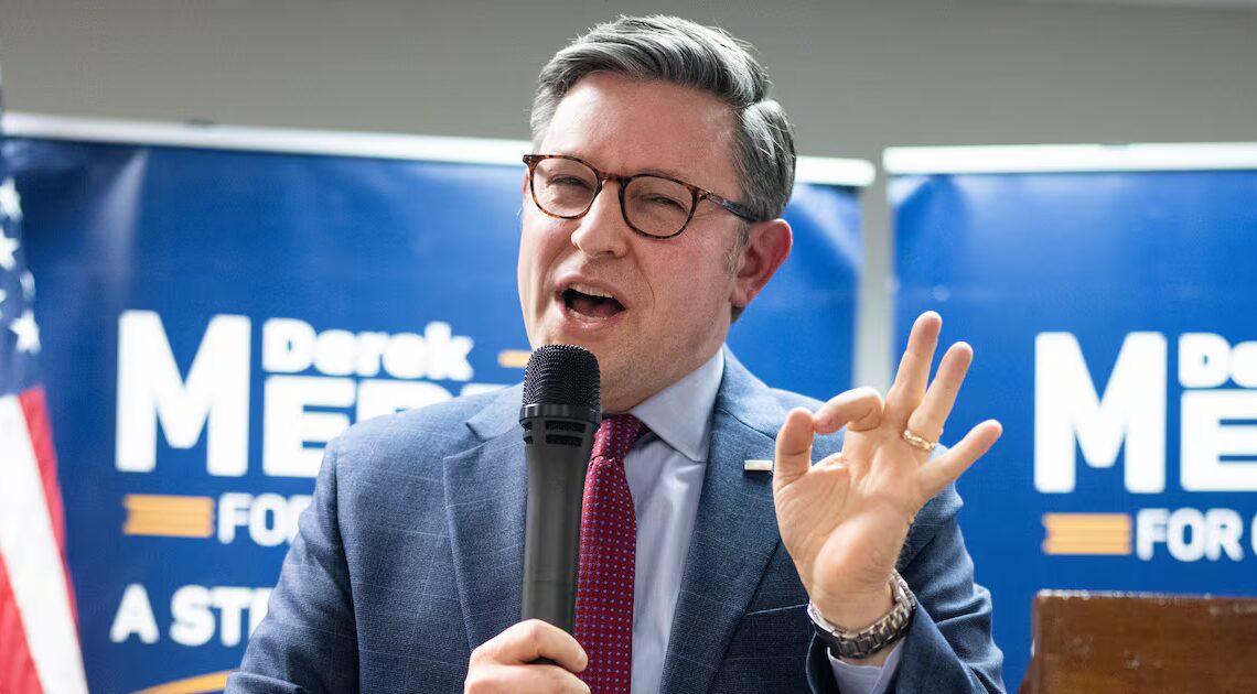 Mike Johnson Explains Why He Does Bizarre Trump Impressions