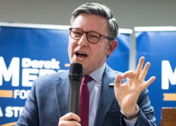 Mike Johnson Explains Why He Does Bizarre Trump Impressions