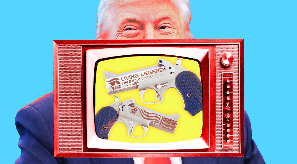 Fox Runs Ads for Trump-Themed Guns That He Can’t Buy Himself
