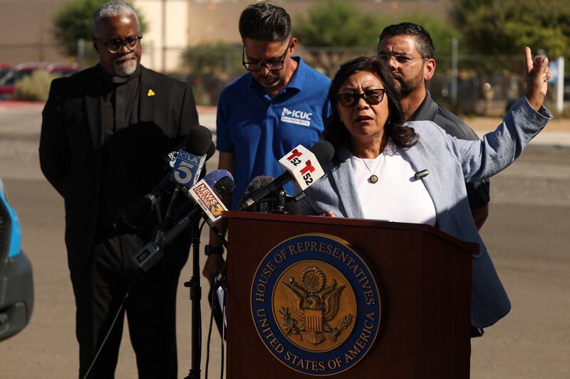 US Representative Norma Torres (D-CA) speaks