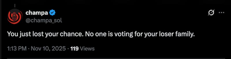 Stefany Shaheen's social media post that criticized a deal pushed through in part by her mom, Jeanne, was met by unfavourable responses.