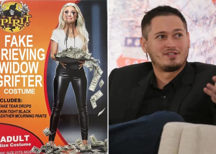 Left-wing podcaster sparks outrage with meme depicting Erika Kirk as ‘fake grieving widow grifter’