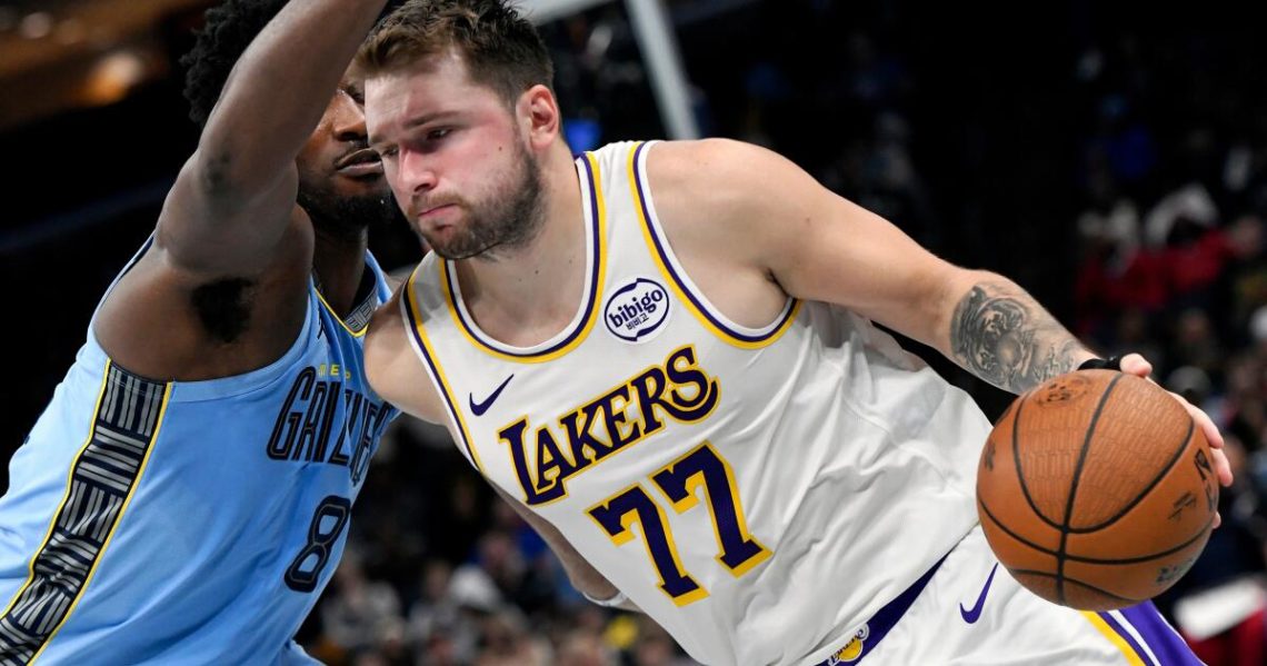 Luka Doncic returns and Lakers get a road win at Memphis