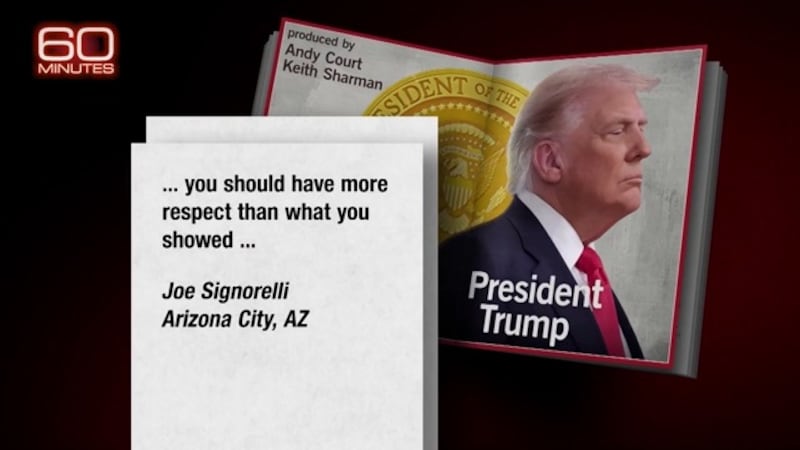 Viewer feedback on 60 Minutes interview