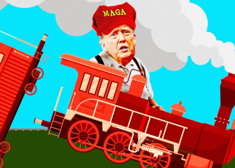 Republican Podcaster Says ‘Wheels Are Coming Off the Trump Train’