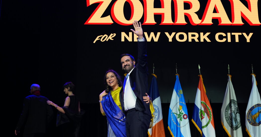 Mamdani Walks Offstage to Bollywood Song After Victory Speech