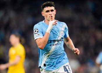 Man City’s Foden scores two goals in win over Dortmund in Champions League