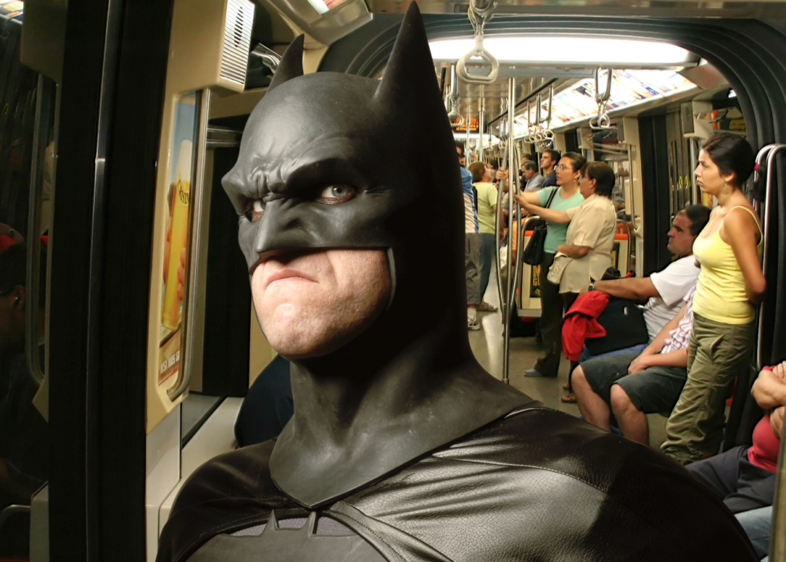 Man Dressed as Batman Made Subway Commuters Kinder, Study Finds