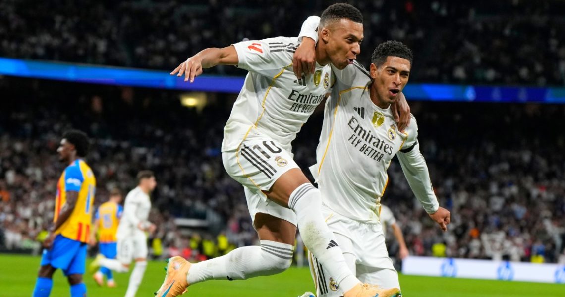 Mbappe, Real Madrid crush Valencia to tighten grip on La Liga standings